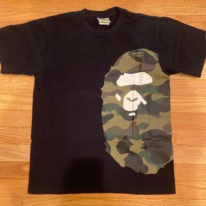 Bape Face Camo T shirt Mens Small